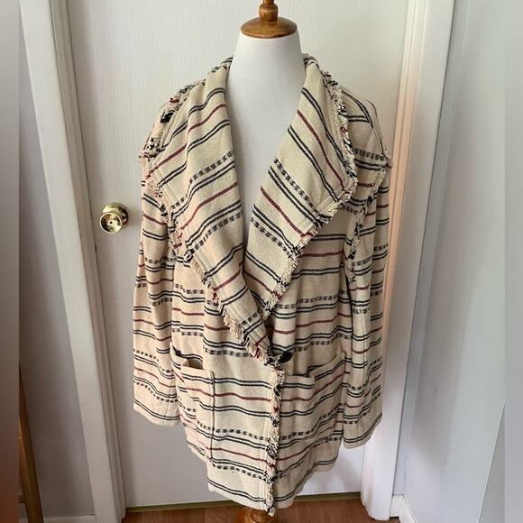 Isabel Marant Striped Jacket Coat - Picture 5 of 12